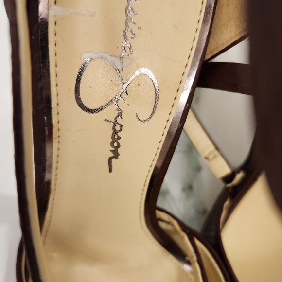 Jessica Simpson "Piepper" Cross strap pumps. NWOT. Size 10 - Picture 8 of 8